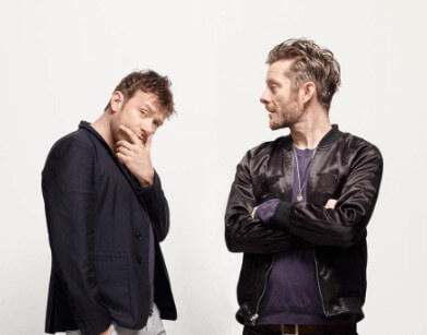 Damon Albarn and Jamie Hewlett
